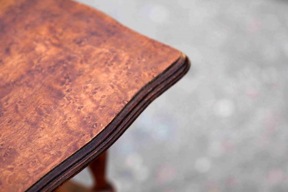 Старинная деревянная гадетница со столешницей