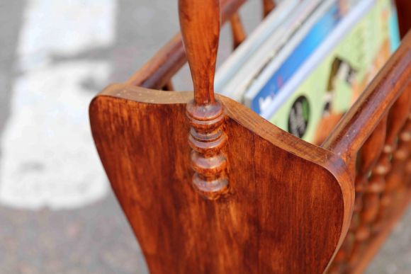 Старинная деревянная гадетница со столешницей