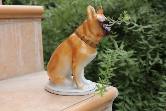 Статуэтка бульдог советского периода