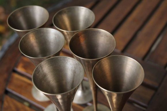 Роскошные старинные фужеры. Европа. Начало 20 века