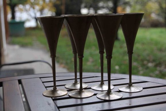 Роскошные старинные фужеры. Европа. Начало 20 века