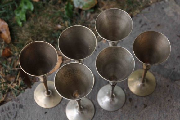 Роскошные старинные фужеры. Европа. Начало 20 века