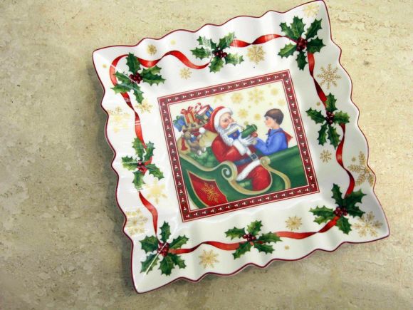 Элитное декоративное блюдо Villeroy & Boch .Германия. Середина 20 века