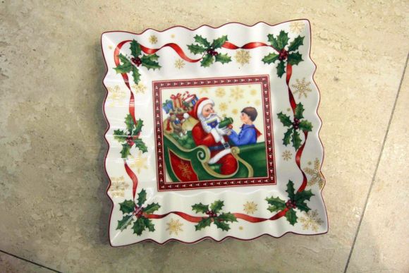 Элитное декоративное блюдо Villeroy & Boch .Германия. Середина 20 века