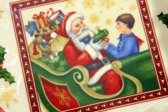 Элитное декоративное блюдо Villeroy & Boch .Германия. Середина 20 века