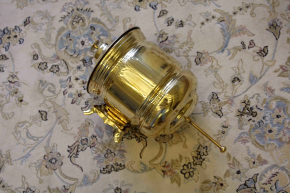 Антикварный рукомойник из латуни. Европа. Начало 20 века