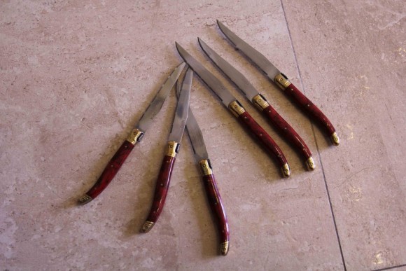 Великолепные антикварные  кухонные ножи. Италия. Начало 20 века