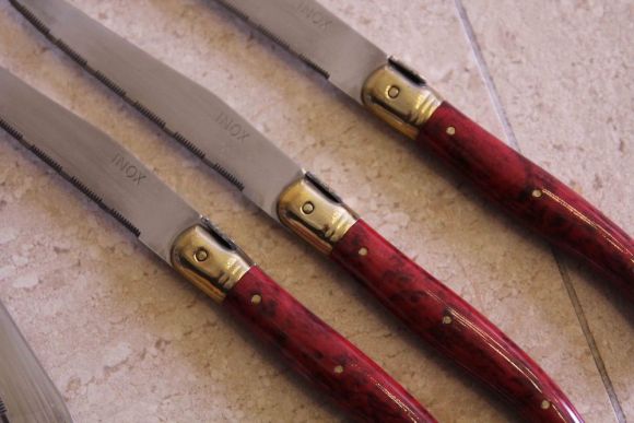 Великолепные антикварные  кухонные ножи. Италия. Начало 20 века