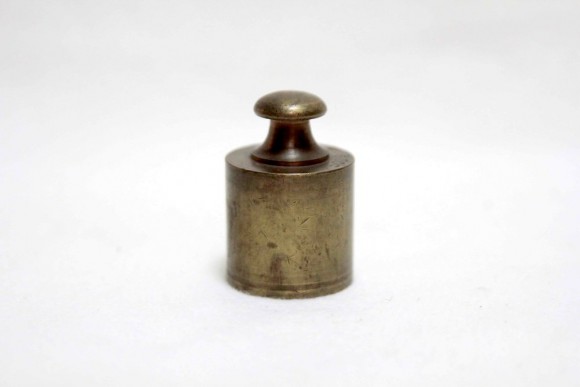 Антикварные гири из латуни 500 г. Европа. Начало 20 века