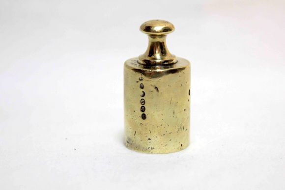 Антикварные гири из латуни 500 г. Европа. Начало 20 века