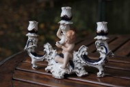 Просто сказочный подсвечник из фарфора. ПУТТИ