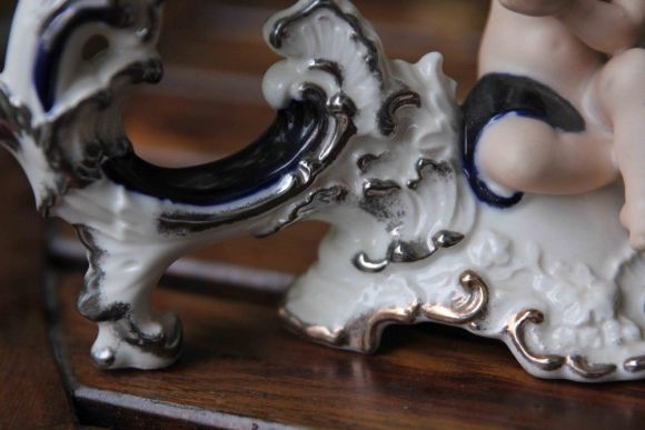 Просто сказочный подсвечник из фарфора. ПУТТИ