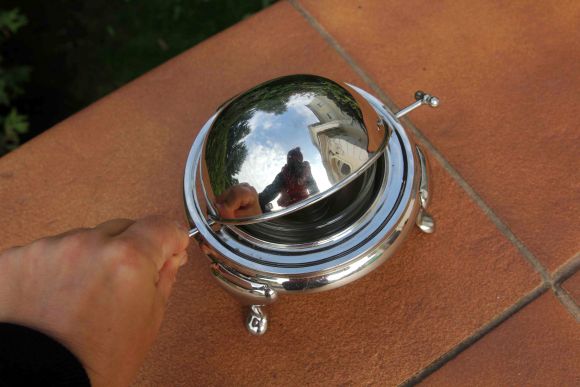 Красивая антикварная икорница.Европа.Начало 20 века