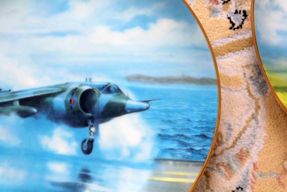 Фарфоровая, коллекционная тарелка. Ассоциация королевских военно-воздушных сил.