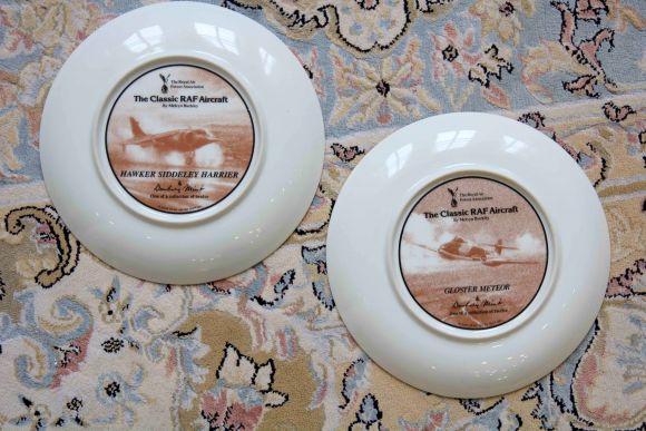 Фарфоровая, коллекционная тарелка. Ассоциация королевских военно-воздушных сил.