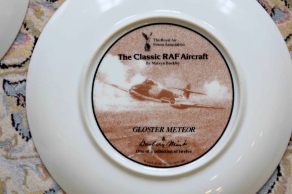Фарфоровая, коллекционная тарелка. Ассоциация королевских военно-воздушных сил.