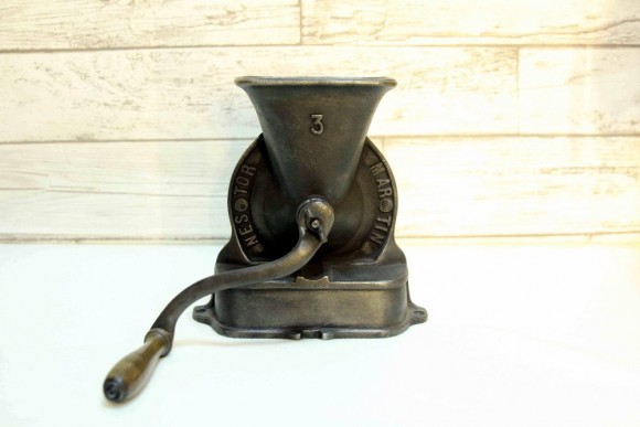 Тяжелая чугунная кофемолка DEPOSE. Литье. Европа. Конец 19 вв