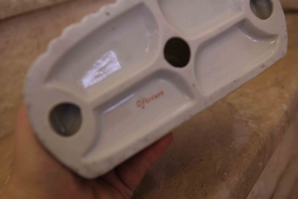 Старинная фаянсовая фигурка .Европа. Начало 20 века