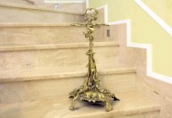 Старинная зонтница из бронзы. Стиль ОХОТА. Европа. Начало 20 века