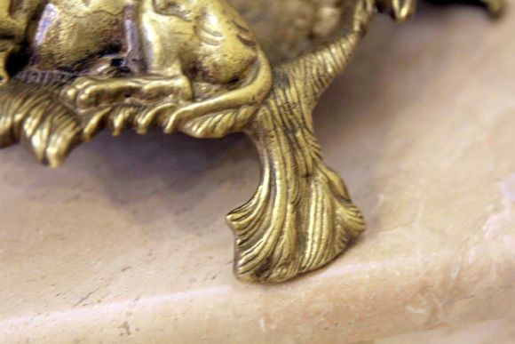 Старинная зонтница из бронзы. Стиль ОХОТА. Европа. Начало 20 века