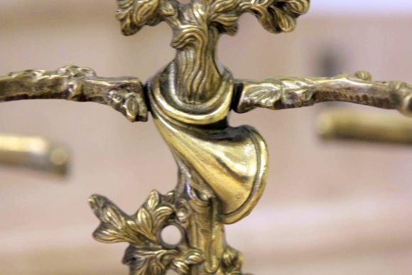 Старинная зонтница из бронзы. Стиль ОХОТА. Европа. Начало 20 века