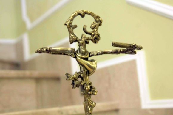 Старинная зонтница из бронзы. Стиль ОХОТА. Европа. Начало 20 века