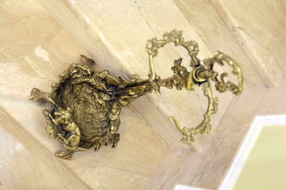 Старинная зонтница из бронзы. Стиль ОХОТА. Европа. Начало 20 века