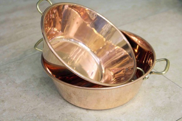  Старинный Медный таз для приготовления варенья