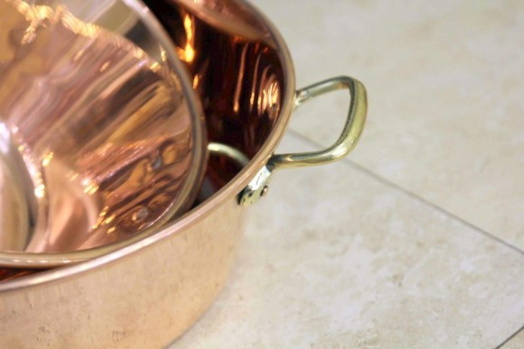  Старинный Медный таз для приготовления варенья