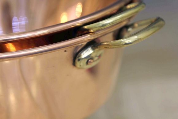  Старинный Медный таз для приготовления варенья