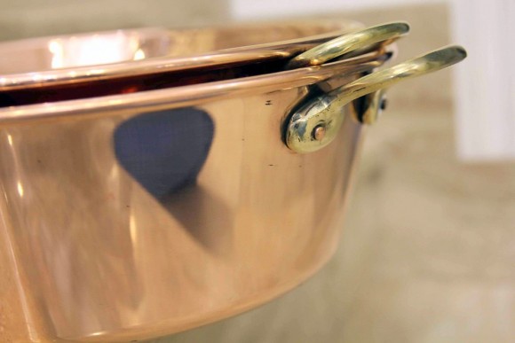  Старинный Медный таз для приготовления варенья