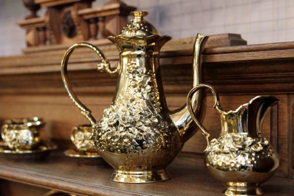 Золотой чайный сервиз