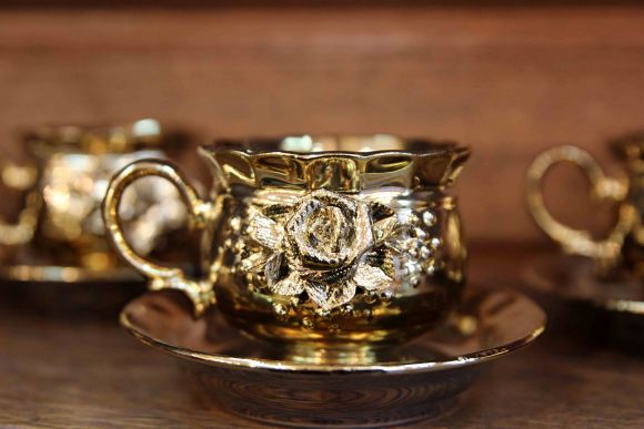 Золотой чайный сервиз
